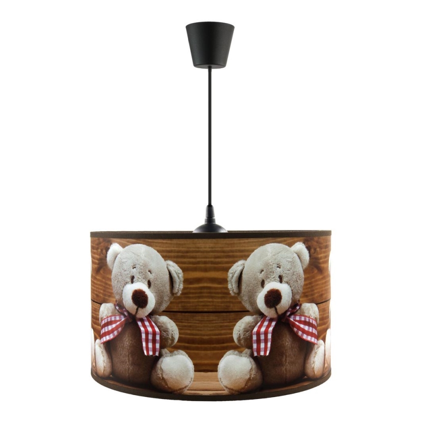 Детски полилей на верижка BEARS 1xE27/60W/230V