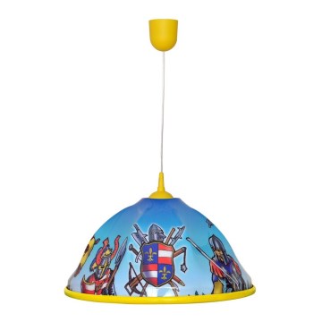 Детски Полилей на верижка KNIGHT 1xE27/15W/230V