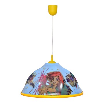 Детски Полилей на верижка WITCH 1xE27/15W/230V