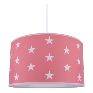 Детски Полилей STARS PINK 1xE27/60W/230V