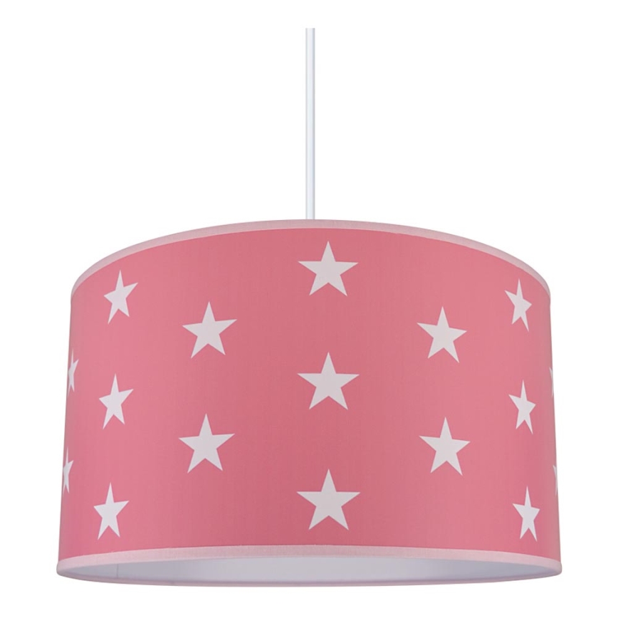 Детски Полилей STARS PINK 1xE27/60W/230V