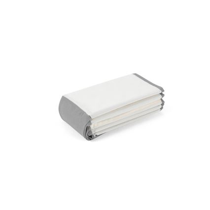 Детски сух басейн с топки, пр. 80 см, бял/сив