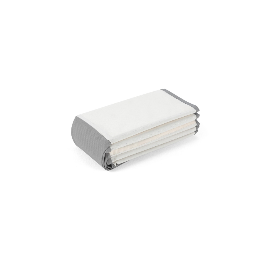 Детски сух басейн с топки, пр. 80 см, бял/сив