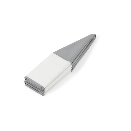 Детски сух басейн с топки, пр. 80 см, бял/сив