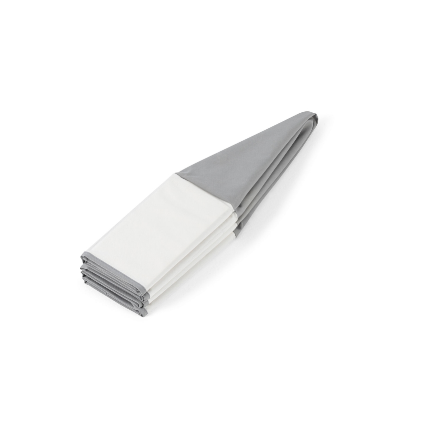 Детски сух басейн с топки, пр. 80 см, бял/сив