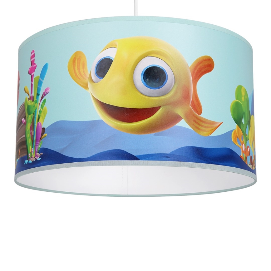 Детски висящ полилей FISH 1xE27/60W/230V