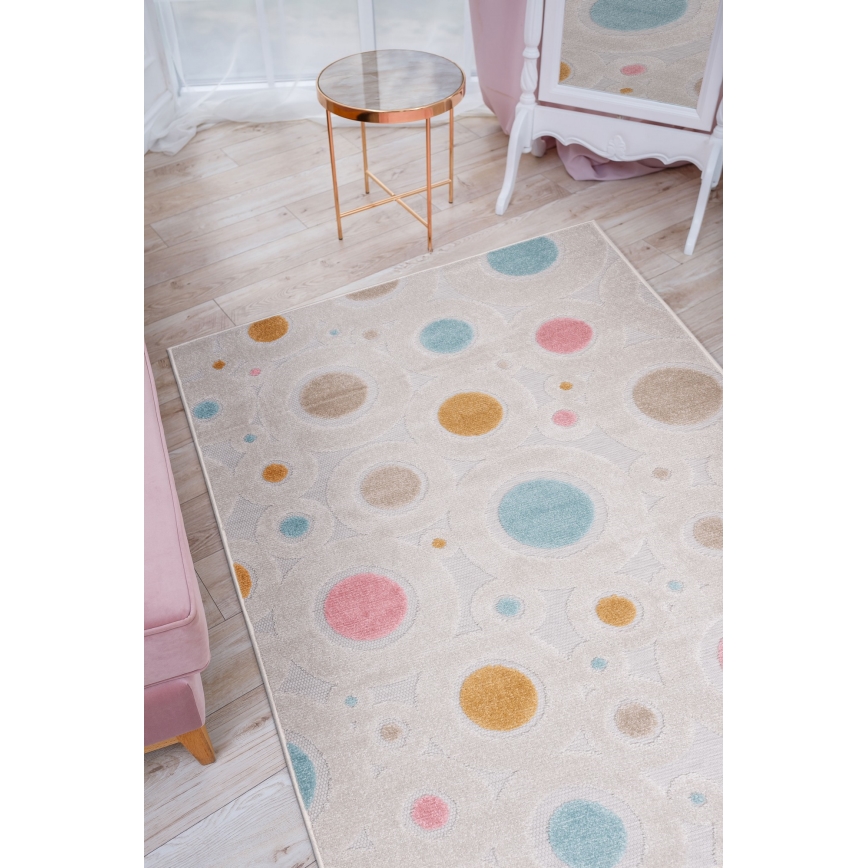 Детски килим PIAR 160x230 см многоцветен/на точки