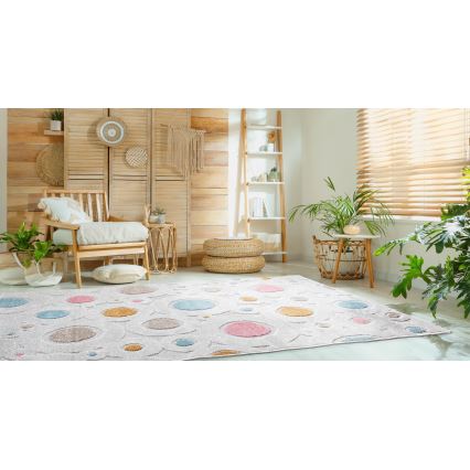 Детски килим PIAR 80x150 cm многоцветен/на точки