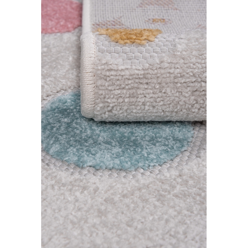 Детски килим PIAR 80x150 cm многоцветен/на точки
