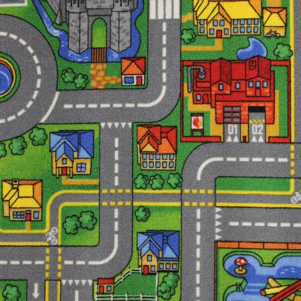 Детски килим PLAYTOWN 200x280 см пъстър/градски