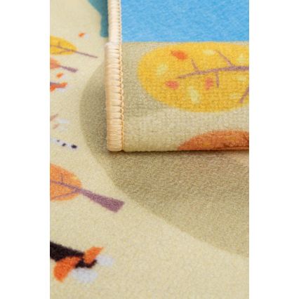 Детски килим STELLA STREETS 100 x 150 см бежов/градски