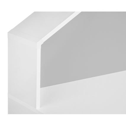 Детско бюро MIRUM 126x100 см бял/сив