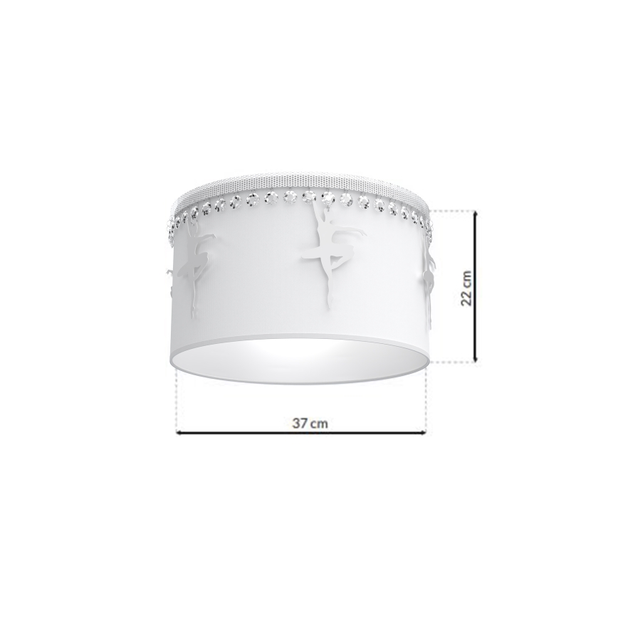 Детскo Лампа за таван BALLET 1xE27/60W/230V