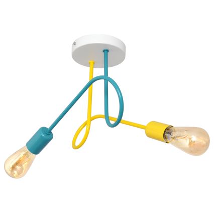 Детскo Лампа за таван OXFORD 2xE27/15W/230V