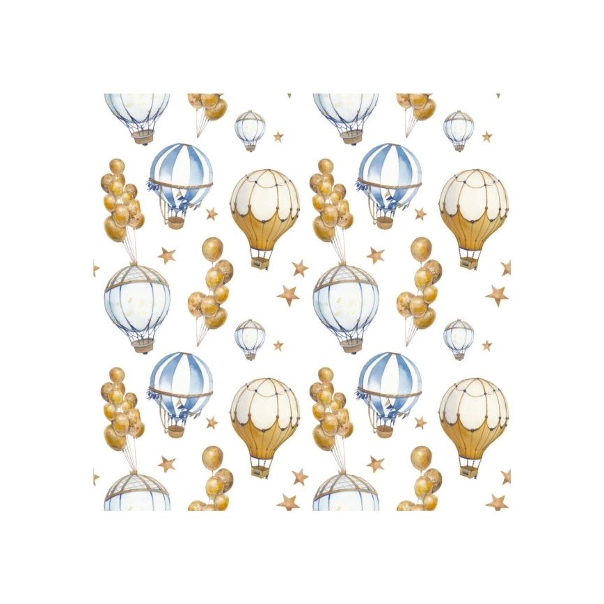 Dетско таванно осветително тяло KIDS ROOM 1xE27/60W/230V, диаметър 40 см, с мотив балони