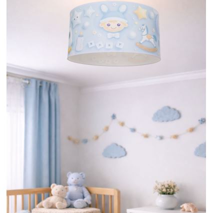 Детско таванно осветително тяло KIDS ROOM 1xE27/60W/230V, диаметър 40 см, космонавт