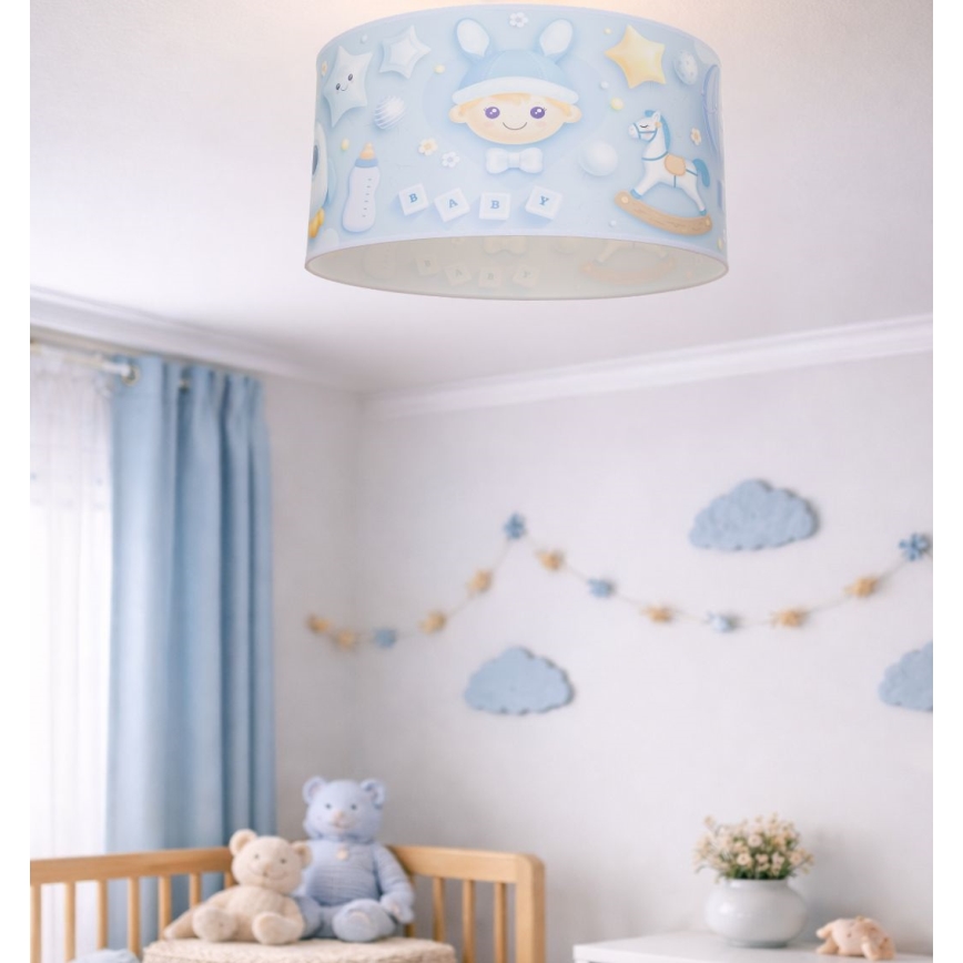 Детско таванно осветително тяло KIDS ROOM 1xE27/60W/230V, диаметър 40 см, космонавт