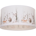 Dетско таванно осветително тяло KIDS ROOM 1xE27/60W/230V Ø 40 cm с животински мотиви