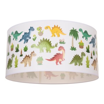 Детско таванно осветително тяло KIDS ROOM 1xE27/60W/230V Ø 40 см с мотив динозавър