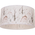 Детско таванно осветително тяло KIDS ROOM 1xE27/60W/230V Ø 40 см с животински мотиви
