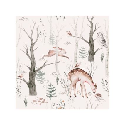 Детско таванно осветително тяло KIDS ROOM 1xE27/60W/230V Ø 40 см с животински мотиви