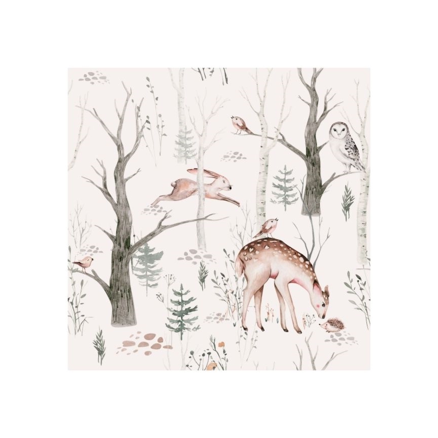 Детско таванно осветително тяло KIDS ROOM 1xE27/60W/230V Ø 40 см с животински мотиви