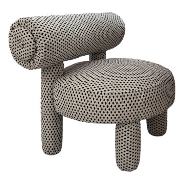 Детско кресло MAVI бежово/черно