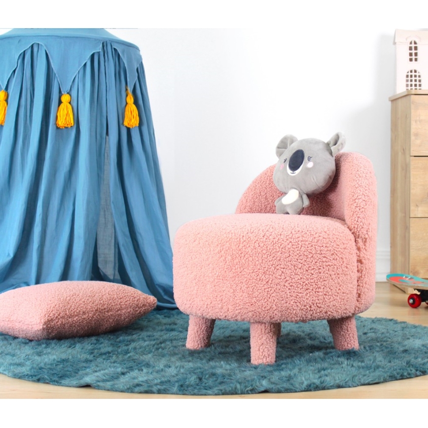 Детско кресло PIXI, Ø 46 см, розово