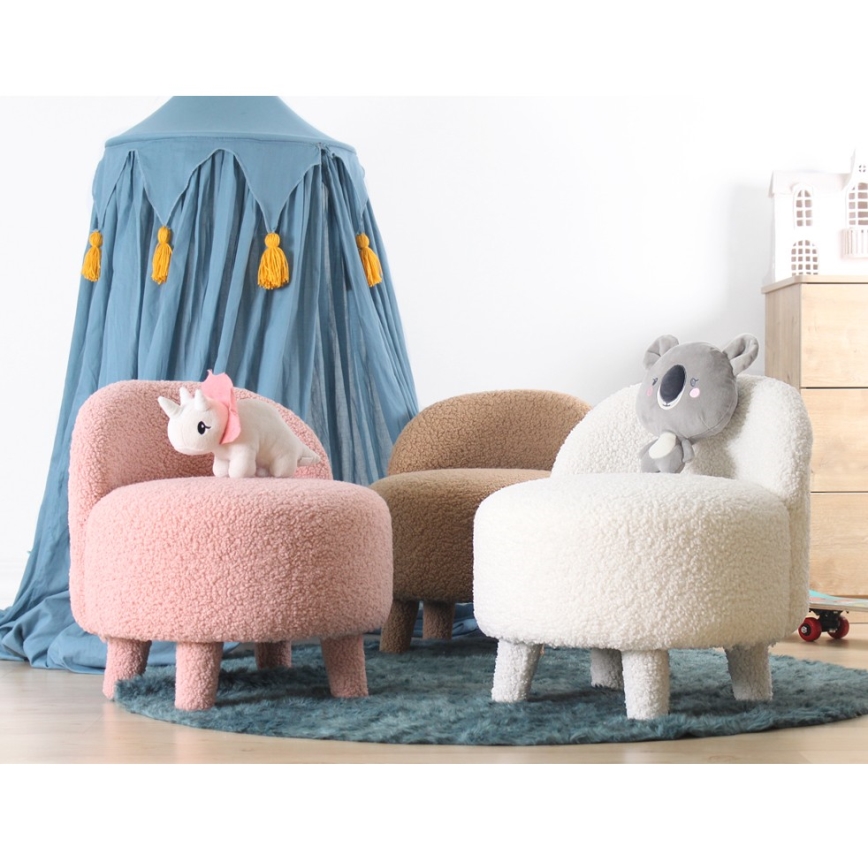 Детско кресло PIXI, Ø 46 см, розово