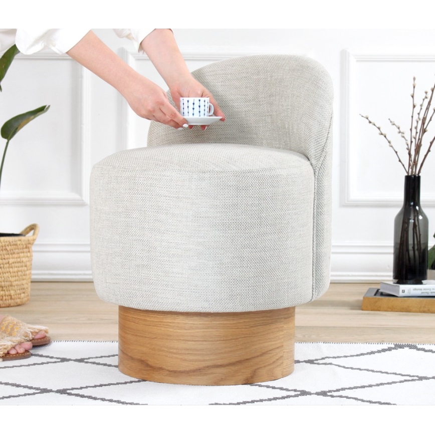 Детско кресло RIKI 40 x 47 см светлосиво