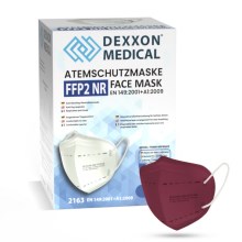 DEXXON MEDICAL Респиратор FFP2 NR бордо 1бр.