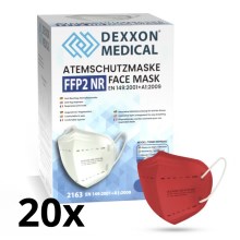 DEXXON MEDICAL Респиратор FFP2 NR червен 20бр.