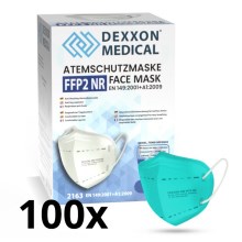 DEXXON MEDICAL Респиратор FFP2 NR лазурно син 100бр.