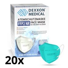 DEXXON MEDICAL Респиратор FFP2 NR лазурно син 20бр.