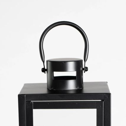 Декоративен фенер 38 см, черен