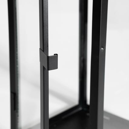 Декоративен фенер 49 см черен