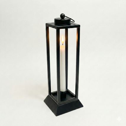 Декоративен фенер HALL 45,5 cm черен