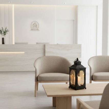 Декоративен фенер ROSEHILL 27,5 см черен