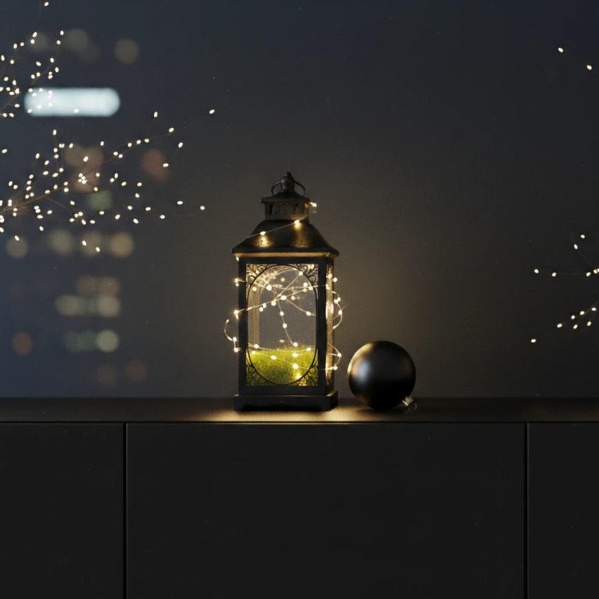 Декоративен фенер ROSEHILL 40 см, черен