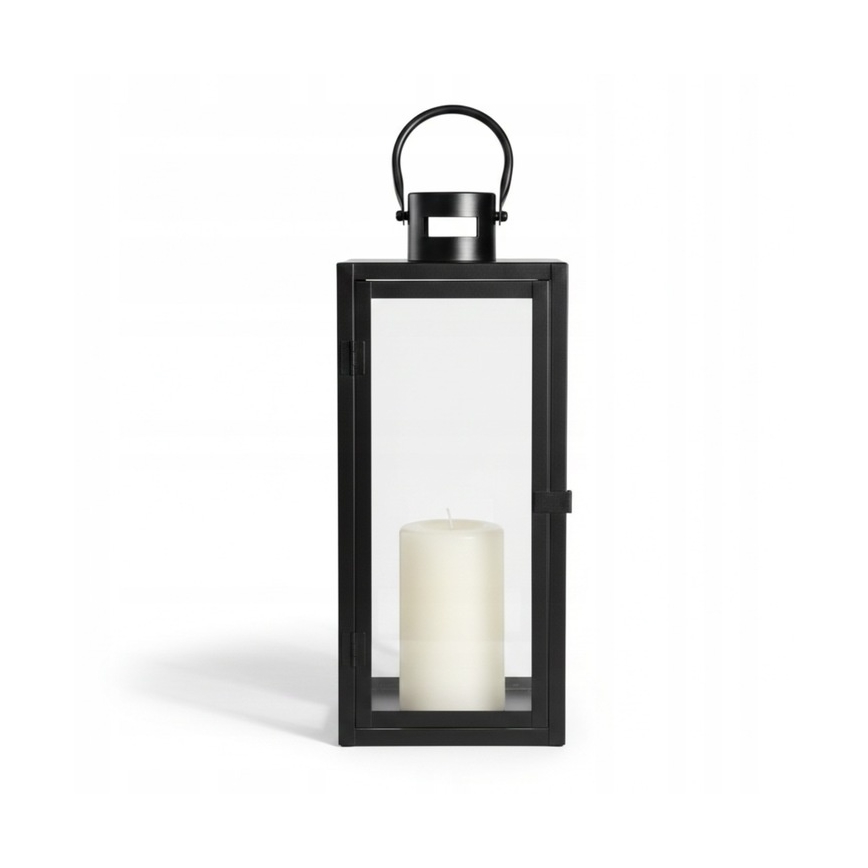 Декоративен фенер TOWER 29 см черен