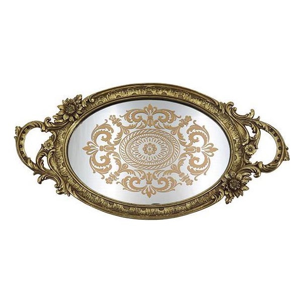Декоративен поднос 46,5x24,4 cm златист