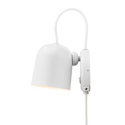 DFTP от Nordlux - Стенно насочващо осветително тяло с USB порт ANGLE 1xGU10/25W/230V бяло