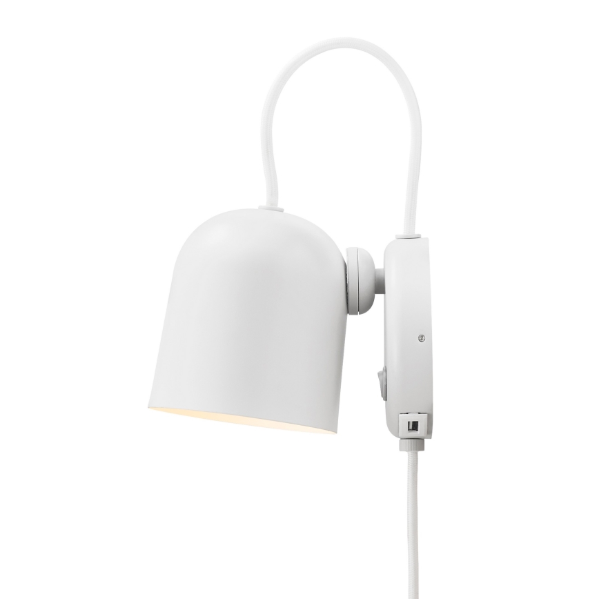 DFTP от Nordlux - Стенно насочващо осветително тяло с USB порт ANGLE 1xGU10/25W/230V бяло
