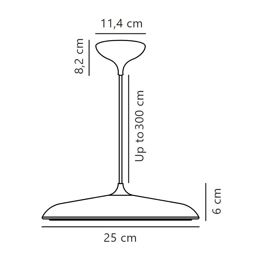 DFTP by Nordlux - LED Димируем пендел ARTIST LED/14W/230V Ø 25 см бежов