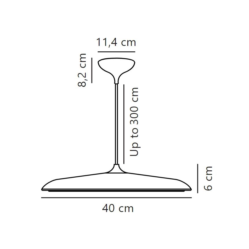 DFTP by Nordlux - LED Димируем пендел ARTIST LED/24W/230V Ø 40 см меден