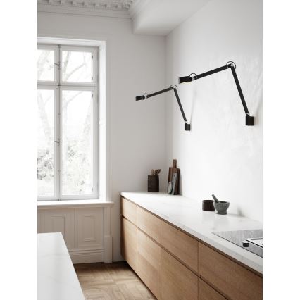 DFTP от Nordlux - LED регулируема настолна лампа с докосване 3в1 NOBU LED/9W/230V черна