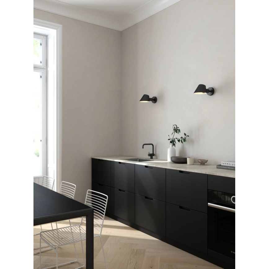 DFTP by Nordlux - Настенно осветително тяло STAY 1xE27/60W/230V черно