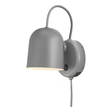 DFTP by Nordlux - Настенно точково осветително тяло ANGLE с USB порт 1xGU10/25W/230V сиво