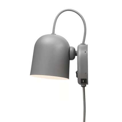 DFTP by Nordlux - Настенно точково осветително тяло ANGLE с USB порт 1xGU10/25W/230V сиво