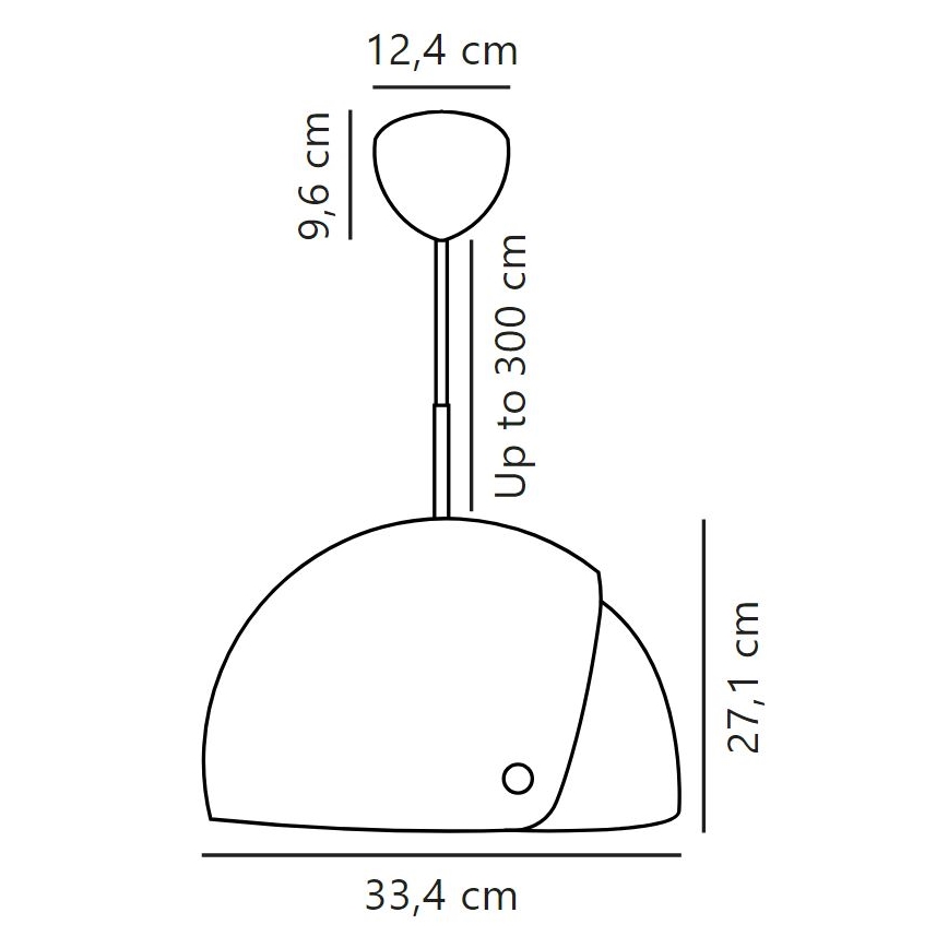 DFTP by Nordlux - Пендел с регулируем абажур ALIGN 1xE27/15W/230V черен